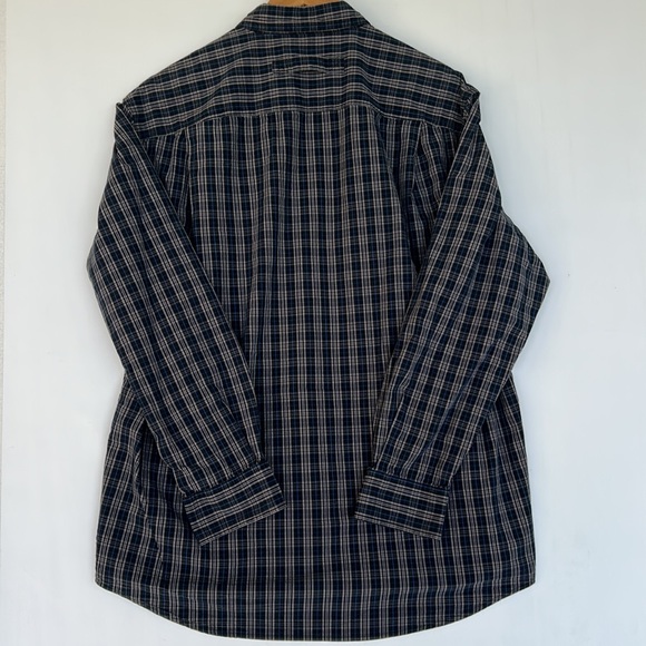 Duluth Trading Co Plaid Long Sleeve Cotton Button Down Shirt - Picture 3 of 8